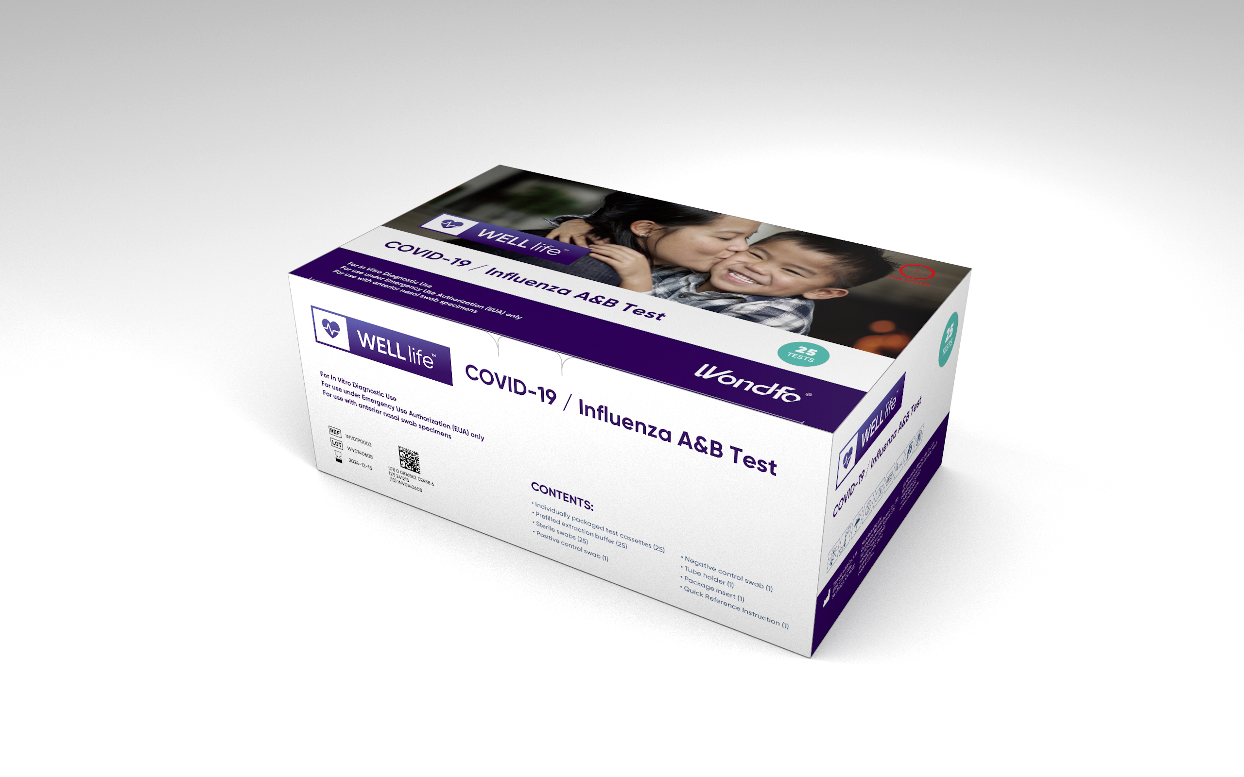 WELLlife COVID-19/Influenza A&B Test | Wondfo® USA