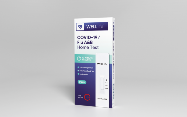 13030590 新冠流感卡510k-OTC2T彩盒(165x75x17mm)WELLlife 效果图1